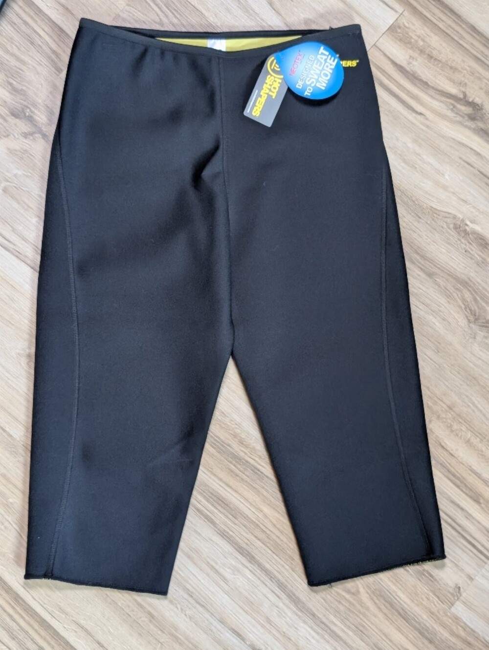 NWT Hot Shapers Neotex Womens Black Capri Pants 2XL